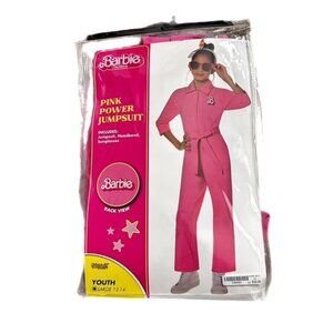 Barbie Pink Power Jumpsuit Halloween Costume Youth L 12-14